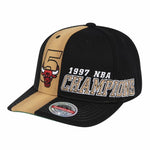 Mitchell & Ness NBA HWC Chicago Bulls 97 Champs Stretch Snapback Cap - HHSS1089-CBUYYPPPBLCK uniwersalny baseball sapka