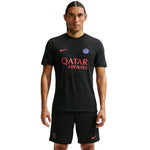 Nike PSG men's T-shirt black fekete póló