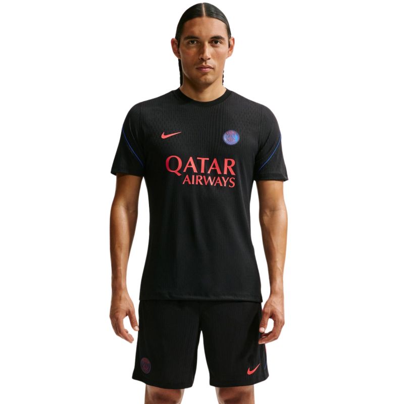 Nike PSG men's T-shirt black fekete póló