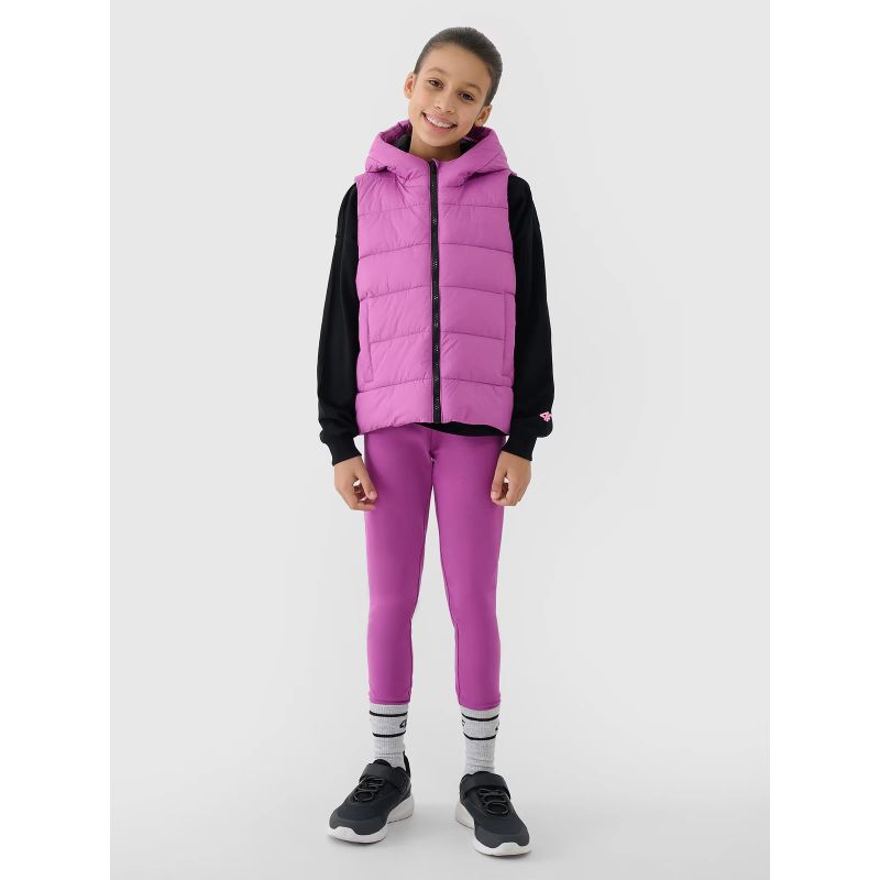 4f Girls' down vest with synthetic filling 4FJWSS25TVJAF166-50S Kiegészítő