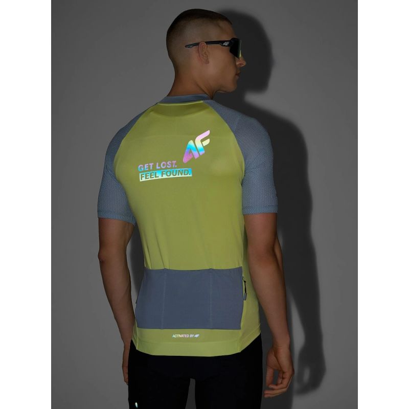 Men's 4F UPF50+ cycling jersey