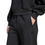 Adidas Kit Small Logo Regular Cuffed Women's Pants Black 2xs kapucnis pulóver KU7935