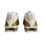 Nike Shox R4 Metallic Gold White (GS) Sports - CW2626-700 arany utcai cipő
