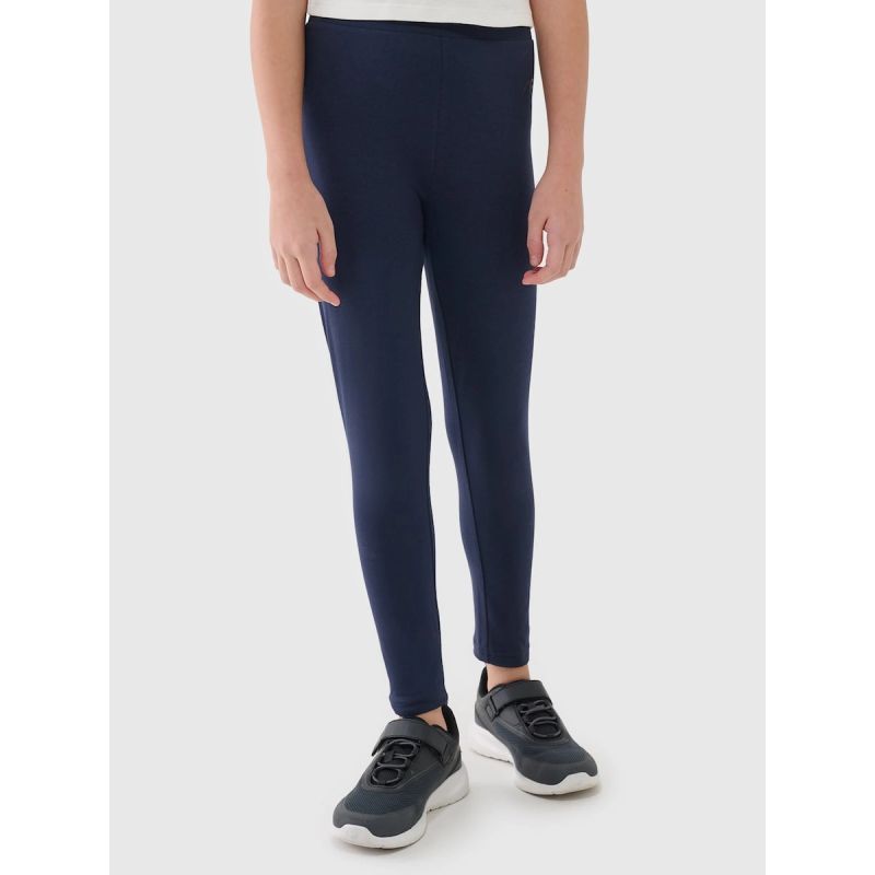 Girls' knitted 4F 4FJWMM00TTIGF220-31S leggings