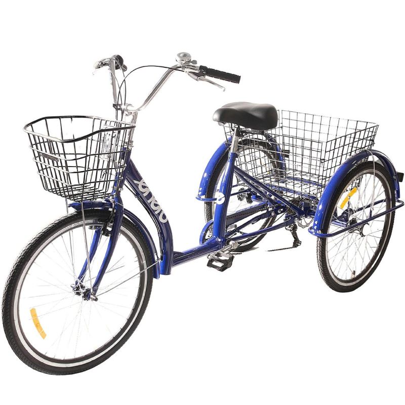 3-Wheel Bike 24 Navy Blue Shimano -7 Speed Lower Frame