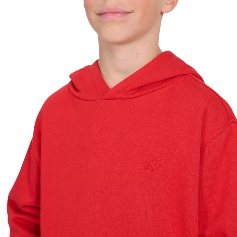 4f Boy's sweatshirt M1945 red 4FJWAW25TSWSM1945 62S Kiegészítő