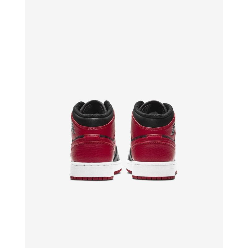 AIR Jordan 1 Mid Banned GS retro - fekete cipő