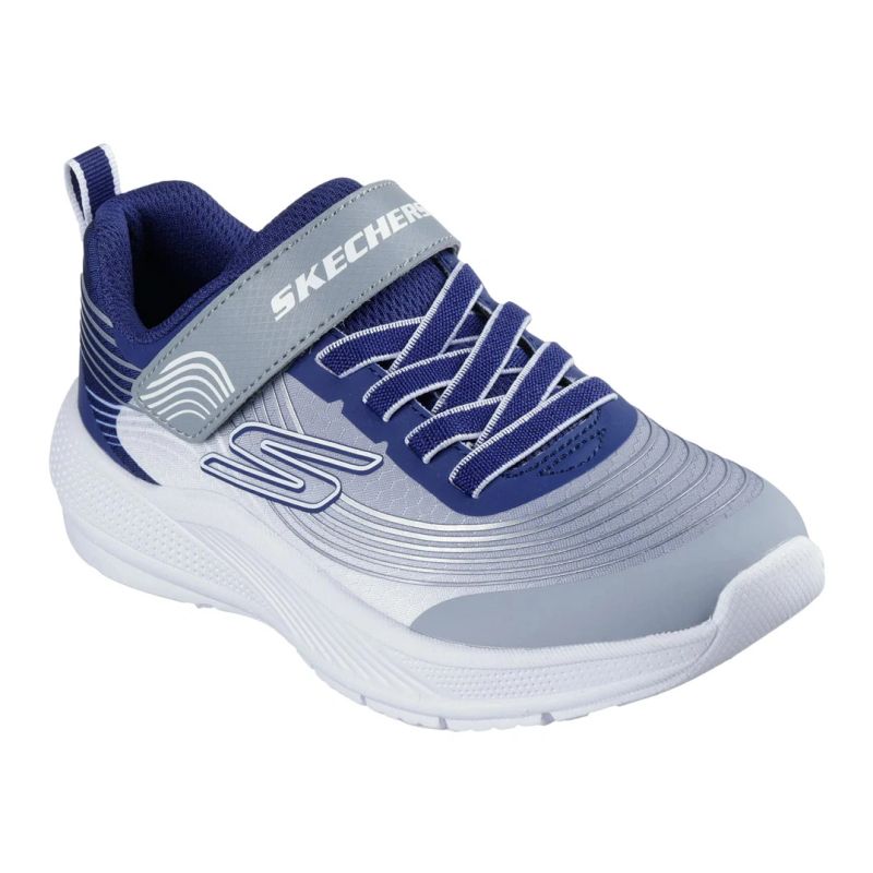 Skechers Microspec Advance 403926L-NVLG Navy/Light Gray szürke utcai cipő