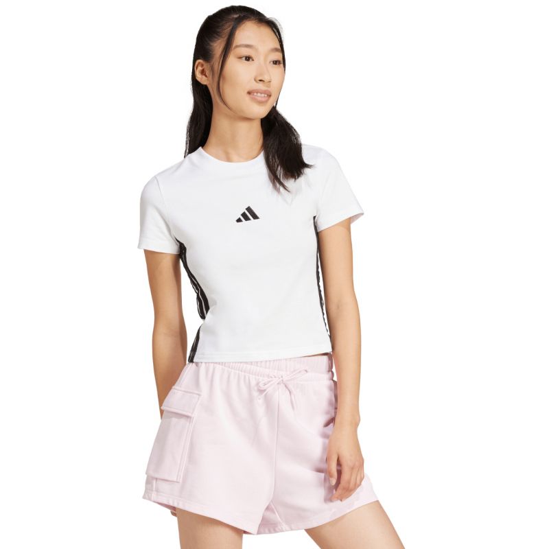 adidas Essentials 3-Stripes Slim Baby W T-Shirt JE1239 póló