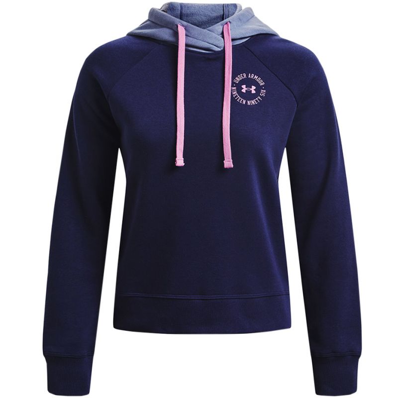 Under Armour Armor Rival Fleece CB Hoodie W 1373031 410 Pulóver