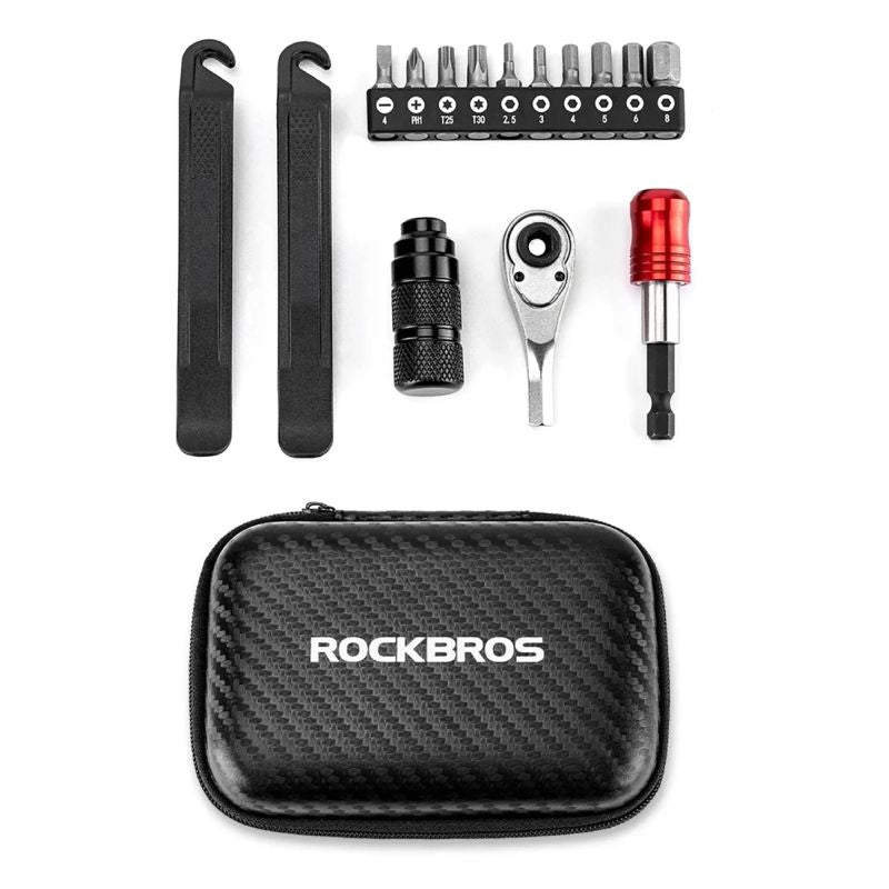 Rockbros 43210049001 bicycle repair kit - black fekete sets