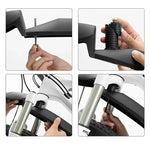 Rockbros FK-870 bicycle fenders with quick-release system, adjustable - black