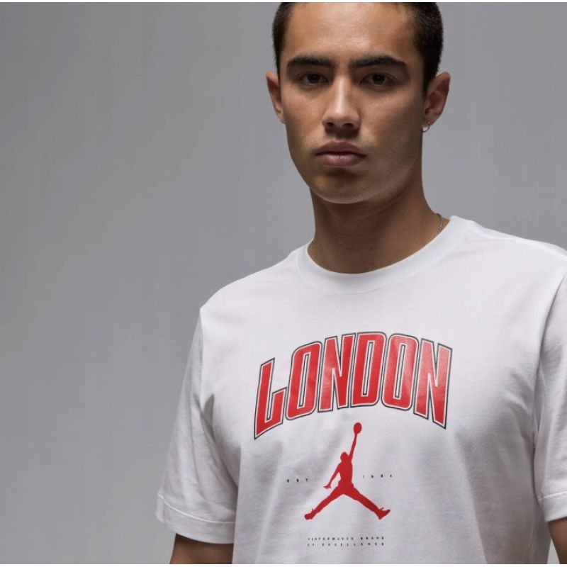 AIR Jordan Men's London City Jumpman T-shirt White - fehér póló