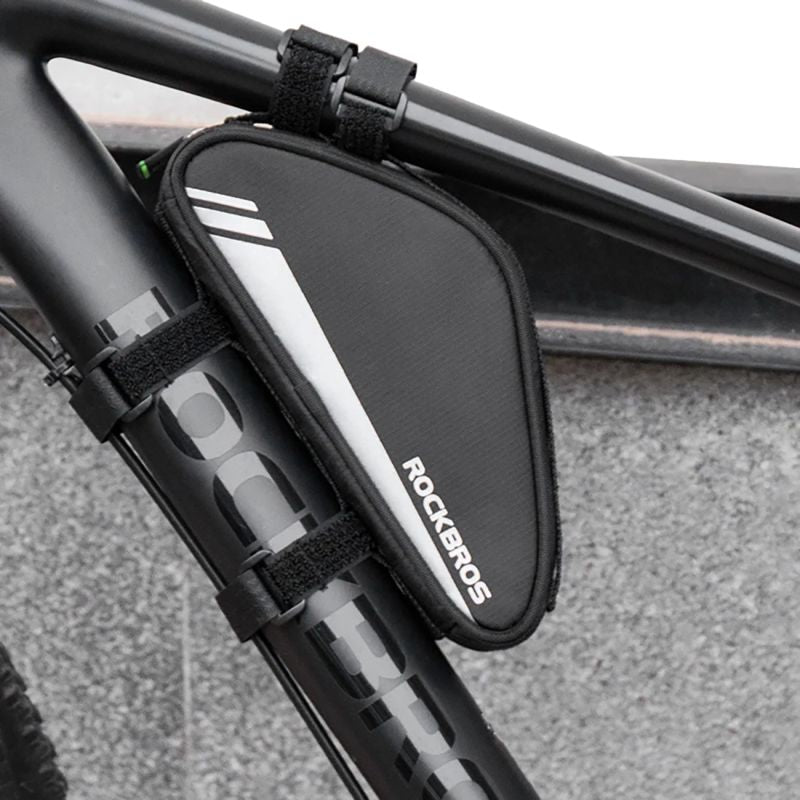 Rockbros B55-BK bicycle for frame 0.7 l - black fekete táska