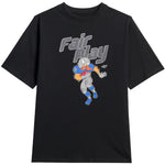 Boy's T-shirt 4F M3012 deep 4FJWSS26TTSHM3012 20S fekete shirts