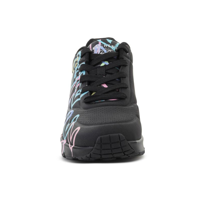 Skechers Uno-Spread The Love Black/Purple/Turqui lila utcai cipő 155507-BPTQ