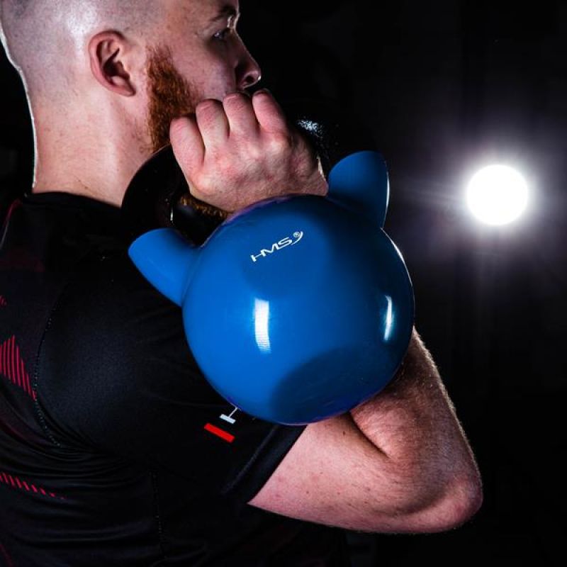 HMS Blue KNV06 cast iron kettlebell kék súlyzó 17-64-041