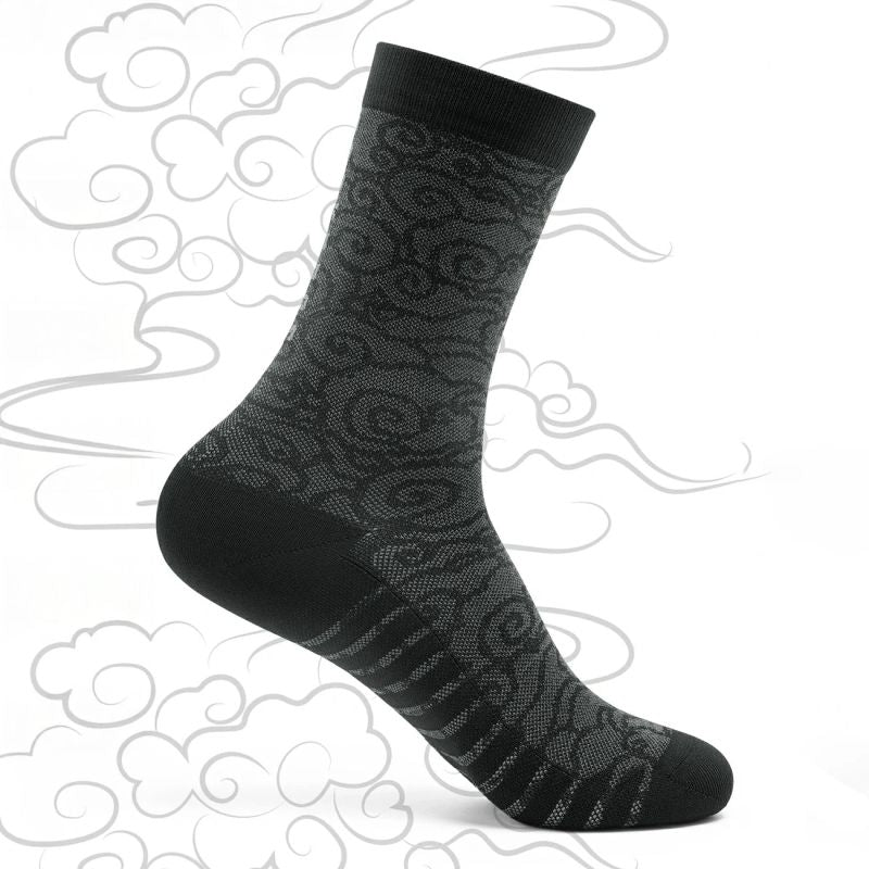 Rockbros 490025001 ROAD TO SKY Cycling Socks 39-42 cm - Black 39-42 cm \ czarny ruházat