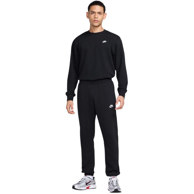 Nike Men's Club FT Sweatshirt, Black, fekete férfi pulóver FN3888010