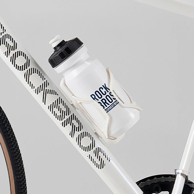 Rockbros 600 ml Bike Bottle - White biały water bottles, training equipment