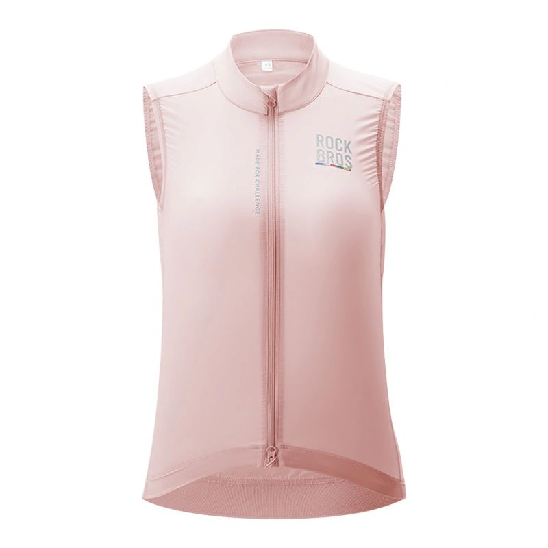 Rockbros ROAD TO SKY women's lightweight breathable cycling vest M - pink m \ różowy vests