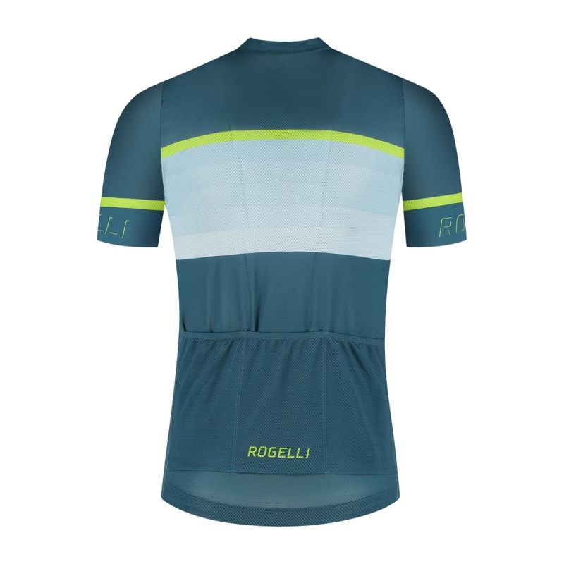 Rogelli HERO II T-shirt -lime kék póló