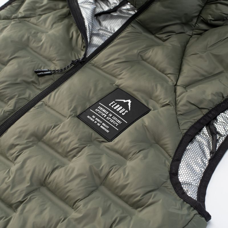 Elbrus quilted vest Huel Vest Primaloft zöld vests