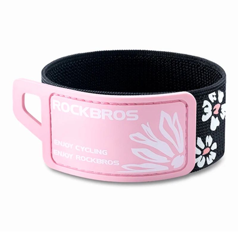 Rockbros reflective tape 49210010001 - pink różowy socks tapes