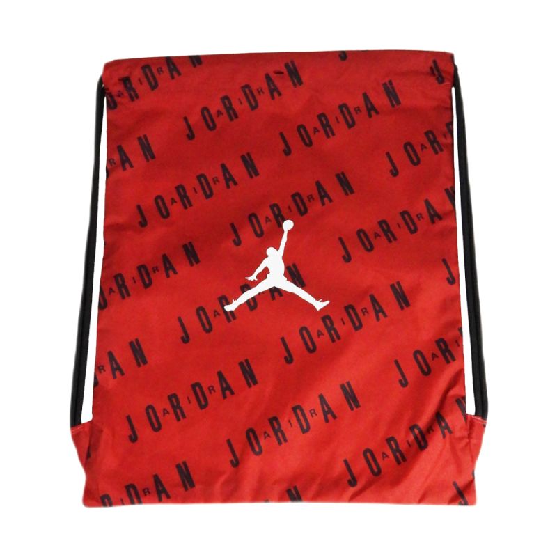 Nike Air Jordan Gym Sack Playoffs Red/Black - 9A0745-R78 uniwersalny tornazsák
