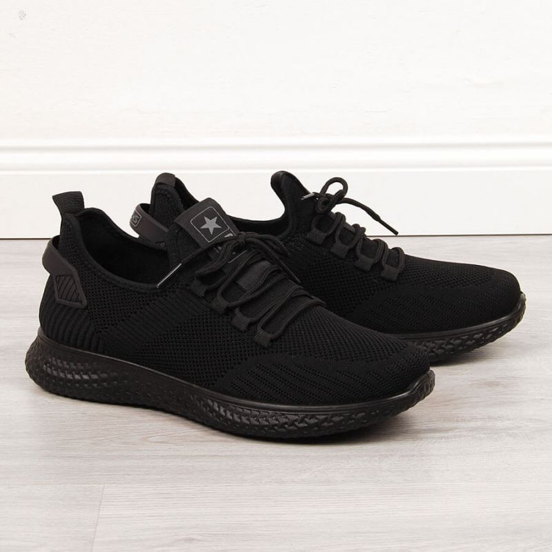 Inny NEWS M EVE266A black textile sports Utcai cipő