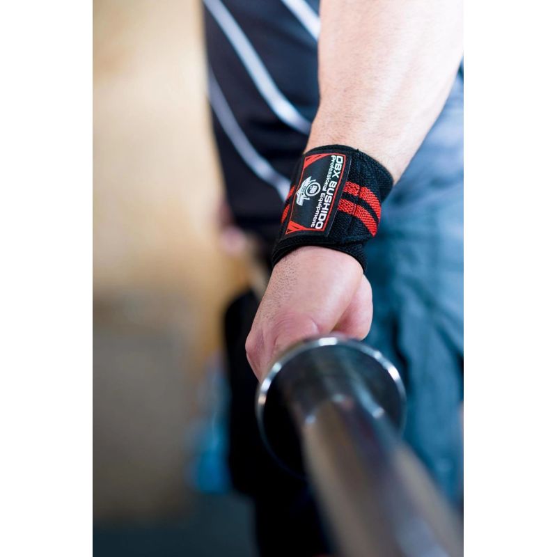 DBX Bushido Elastic Wrist Supports/Grips | Black/Red kék strippers, sleeves