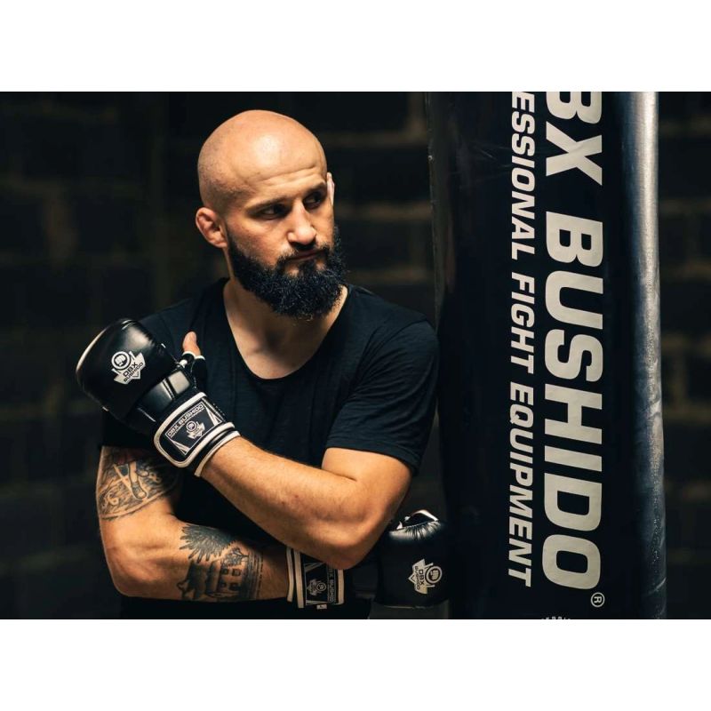 DBX Bushido MMAsparring gloves - Phantom White - Valor Series fehér kesztyű