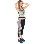 Enero Hula Hop With Massager And Weight Grey Fit szürke training equipment
