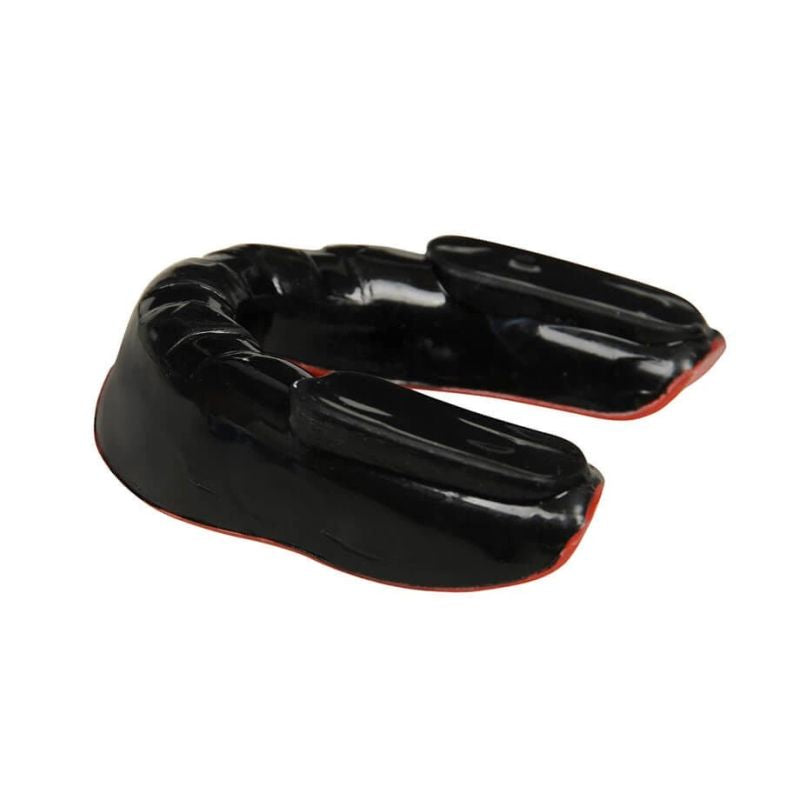 DBX Bushido Gel Mouthguard + Box - Black and Red | GelTech dla dzieci protectors and knee pads