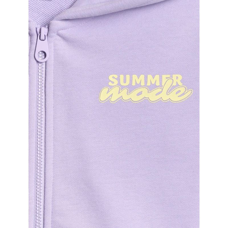 4F Girls' loose sweatshirt with hood 158/164 pulóver