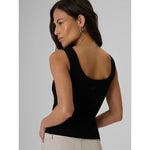 Women's slim ribbed knit top 4F