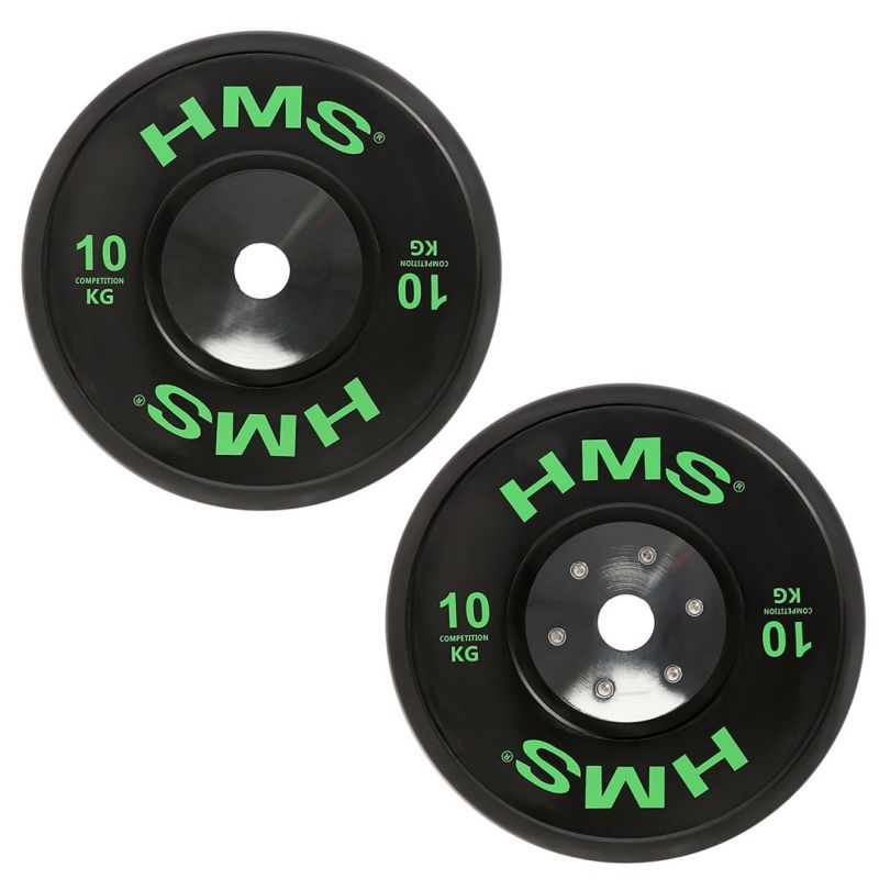 HMS BTBR Set Olympic Bumper Plates - 2x (10kg, 15kg, 20kg, 25kg) BTBR SET súlyzó készlet 17-61-007