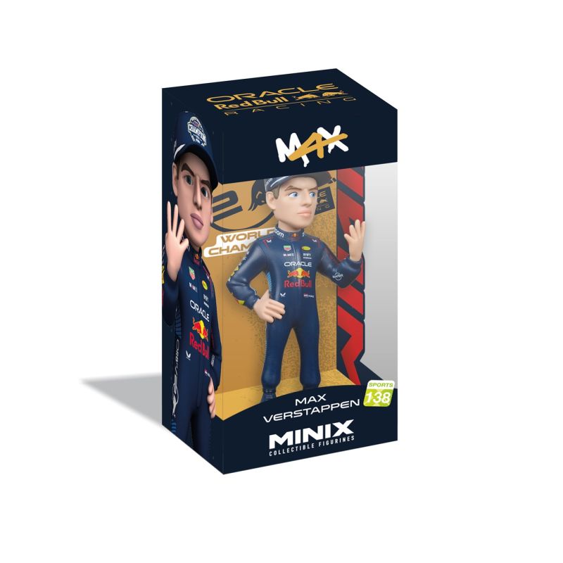 MINIX F1 BULL - MAX VERSTAPPEN 4th WORLD CHAMPION piros rajongói termék