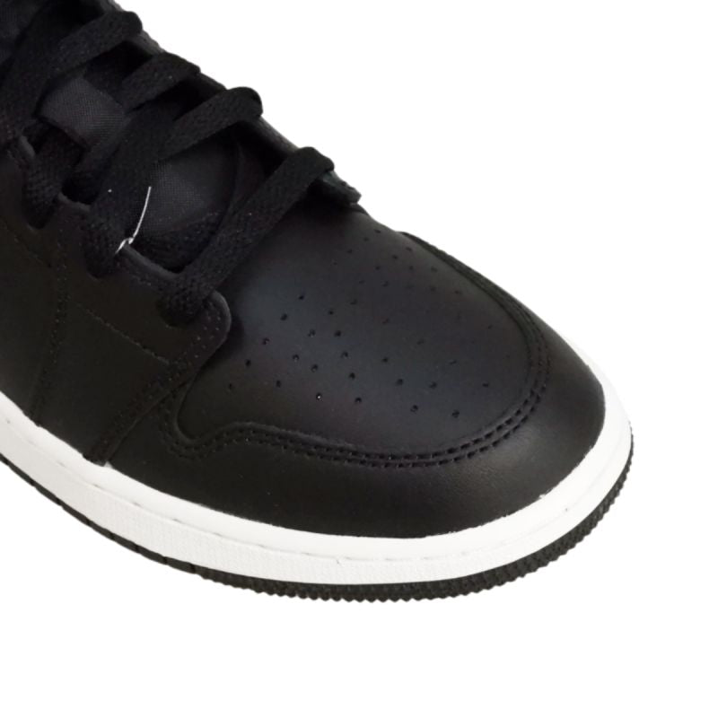 AIR Jordan 1 Mid Junior (GS) Basketball Black/Metallic Gold - arany cipő