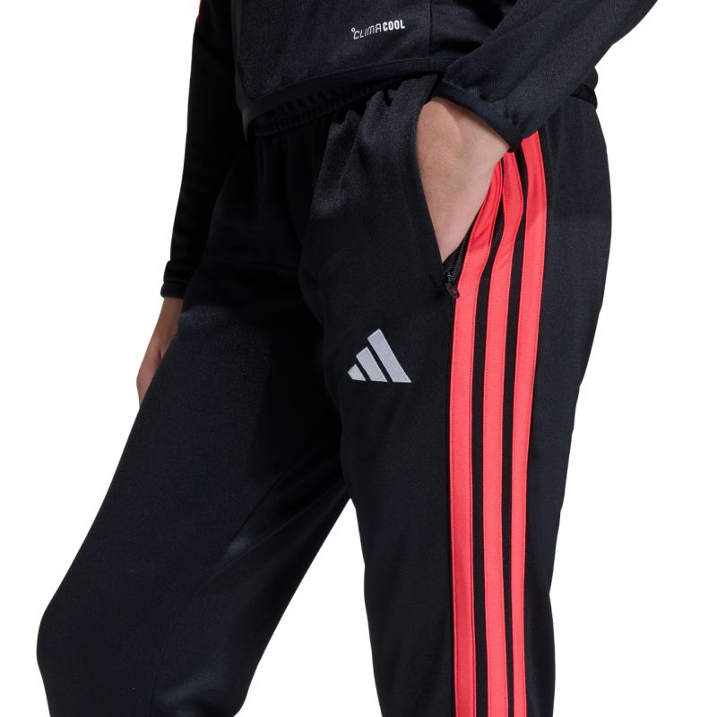adidas Tiro 26 League Slim kids' black and red JY7115 104cm nadrág