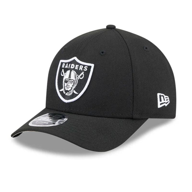 New Era 9FORTY NFL Las Vegas Raiders Team M-Crown Black Snapback Cap - uniwersalny póló