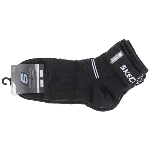 Skechers 5PPK Wm Mesh Ventilation Quarter Socks SK42017006-9999 Black 39-42 General