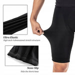 Rockbros bib with pad - black fekete short