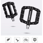 Rockbros 2017-12CBK Nylon Bicycle Pedal Set - Black fekete sets