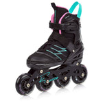 Meteor M 34-38 Buzzy Roller Skates Black/Pink/Mint