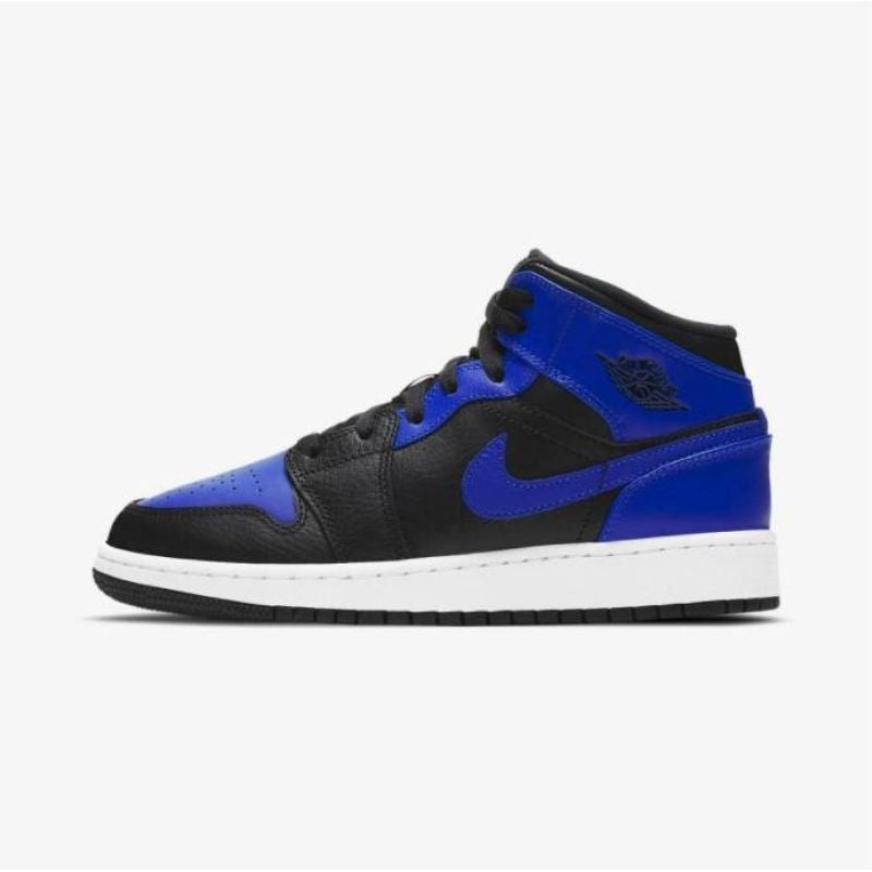 AIR Jordan 1 Mid Hyper Royal GS Kids' - cipő