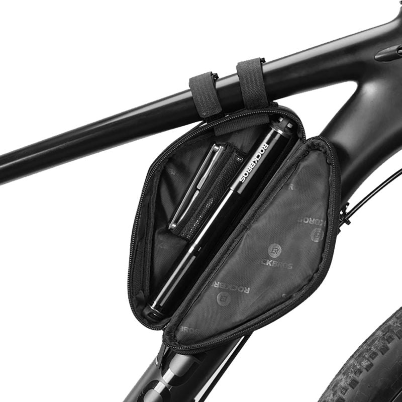 Rockbros B55-BK bicycle for frame 0.7 l - black fekete táska