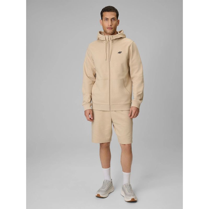 4F Men's zip-up hooded sweatshirt pulóver 4FRSS26TSWSM3106-83S