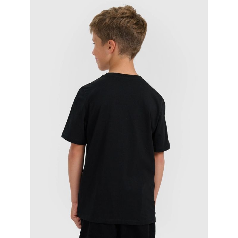 Boy's regular printed T-shirt 4F 4FJRAW25TTSHM3168-20S póló