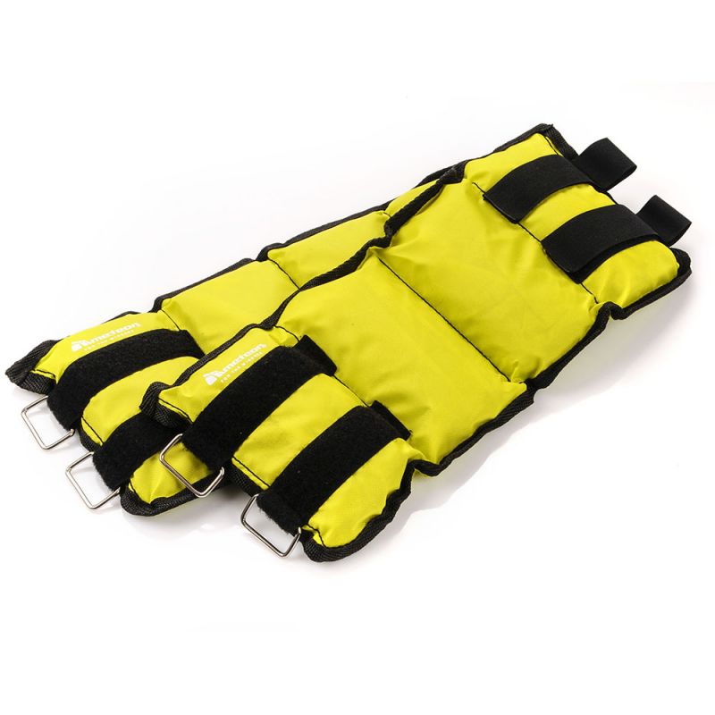 Meteor Rehab nylon weights 2x2.5kg fekete velcro weights, training equipment